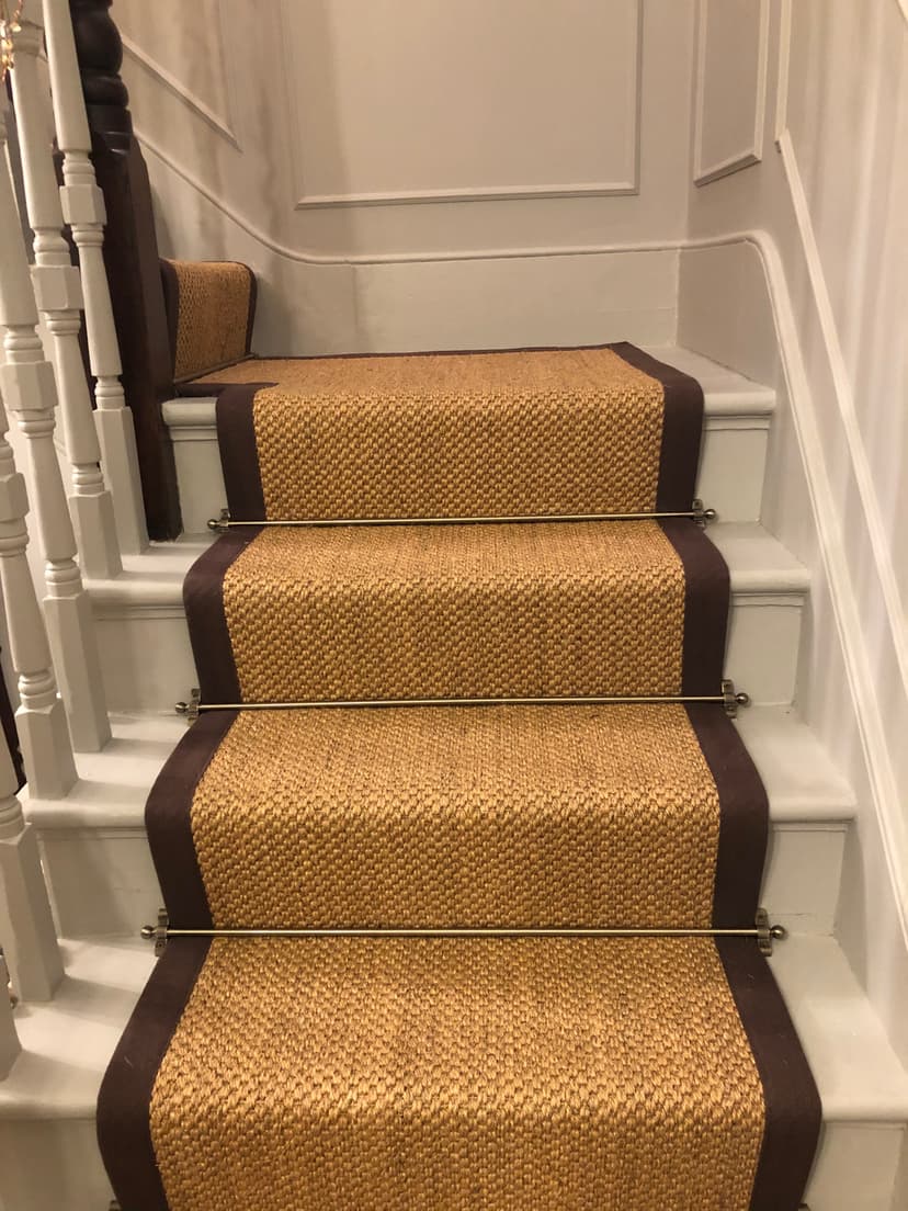 Sisal Stair Runner with Rods - Image 6